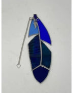 Stained Glass Feather with Charm
