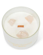 6oz Aromabotanical Wax Candle with real crystals