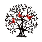 Metal Tree with Cardinals Wall Décor 20 x 20"