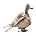 Recycled Metal Duck Garden Sculpture