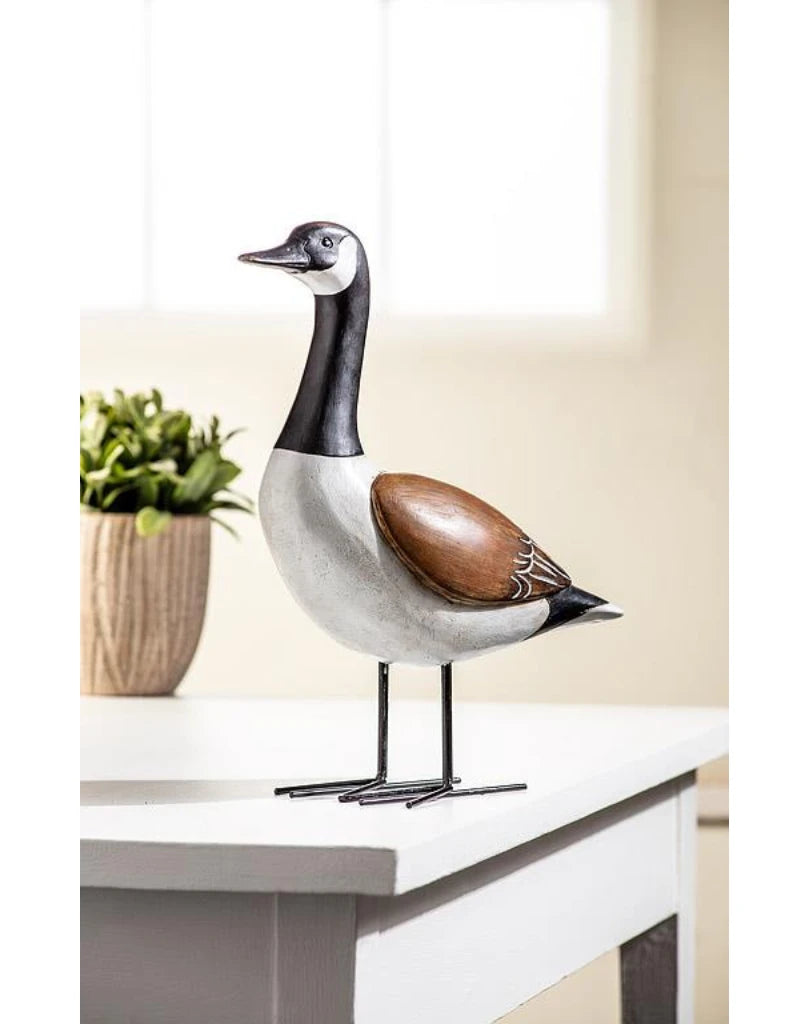 Lg Standing Canada Goose-13"H