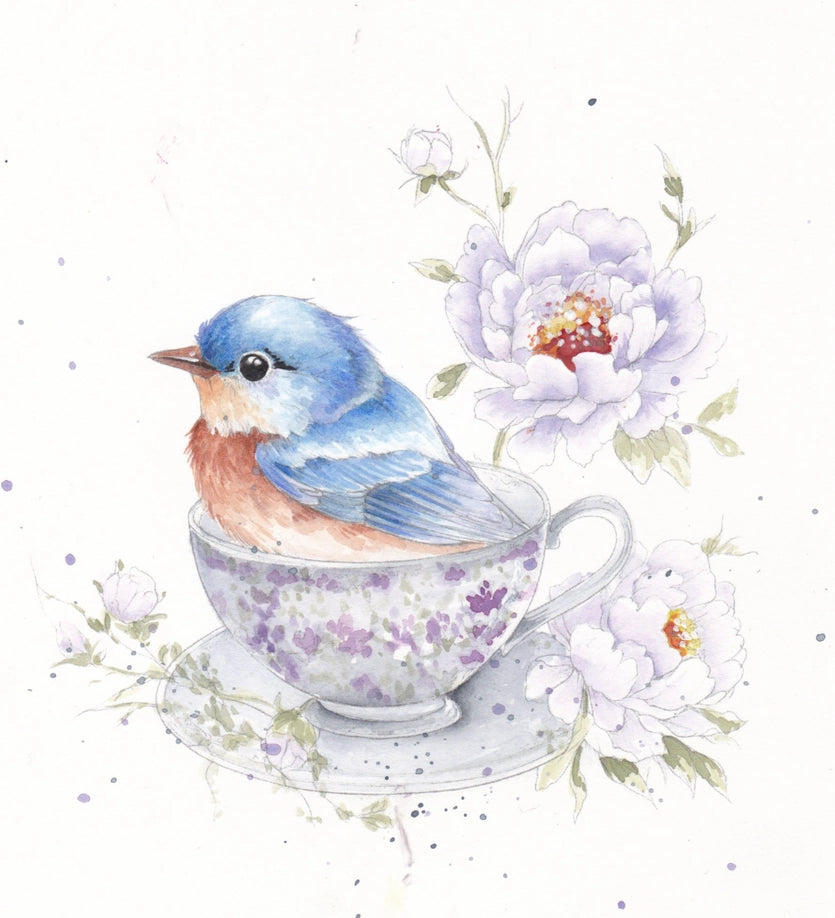 Feathers & Finery Watercolour Painting Workbook