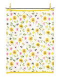 Sunflowers & Bees Kitchen Towel-20x28"L