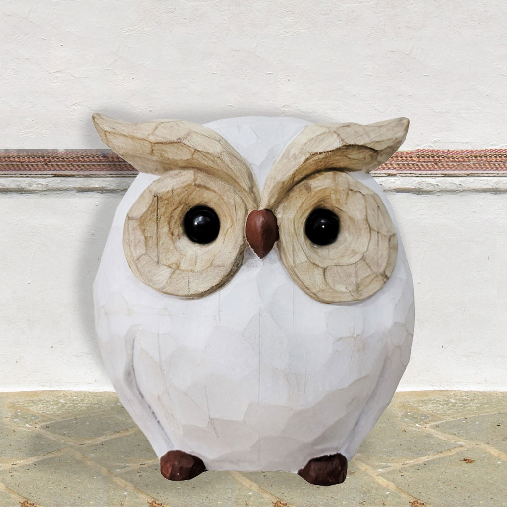 Giant Simulated Wood Owl Stature