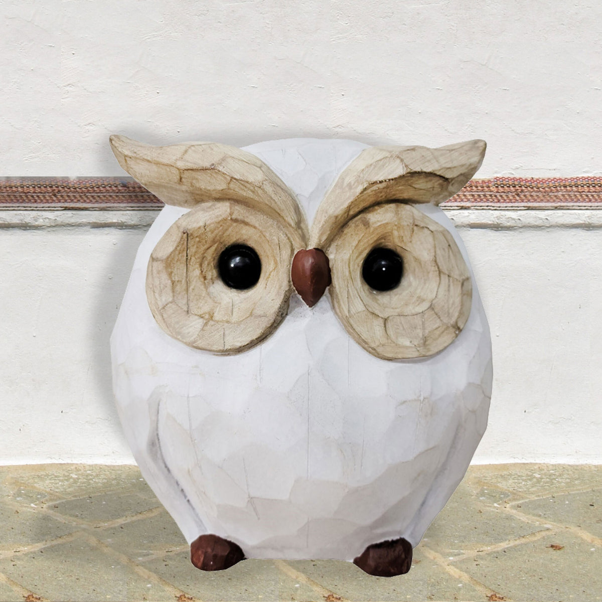 Giant Simulated Wood Owl Stature