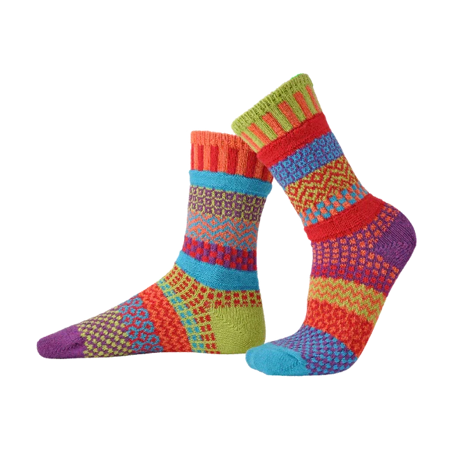 Solmate Socks Adult Crew Socks -Cotton Blend Unisex