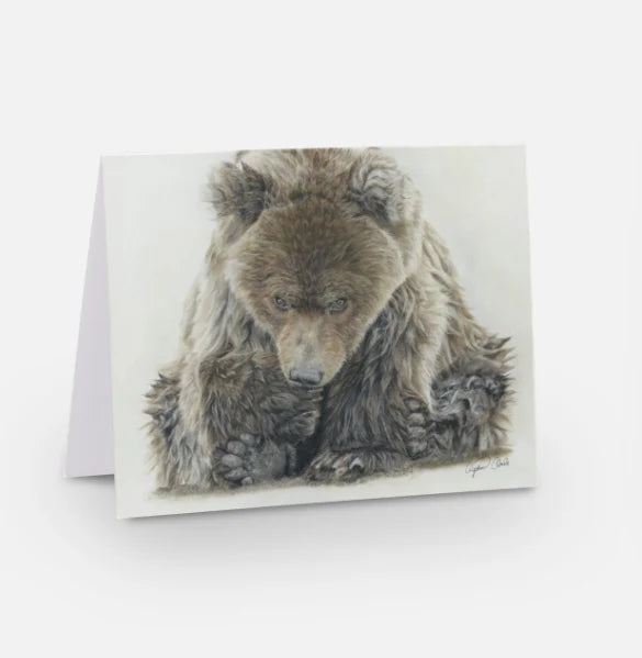 Premium Greeting Cards by Crystal Clark Animal Art