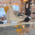 Handcrafted Gull Metal Garden Sculpture
