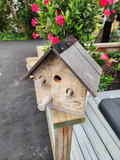 Jean Long 1.5" hole birdhouse with spindles JL 2157-1243