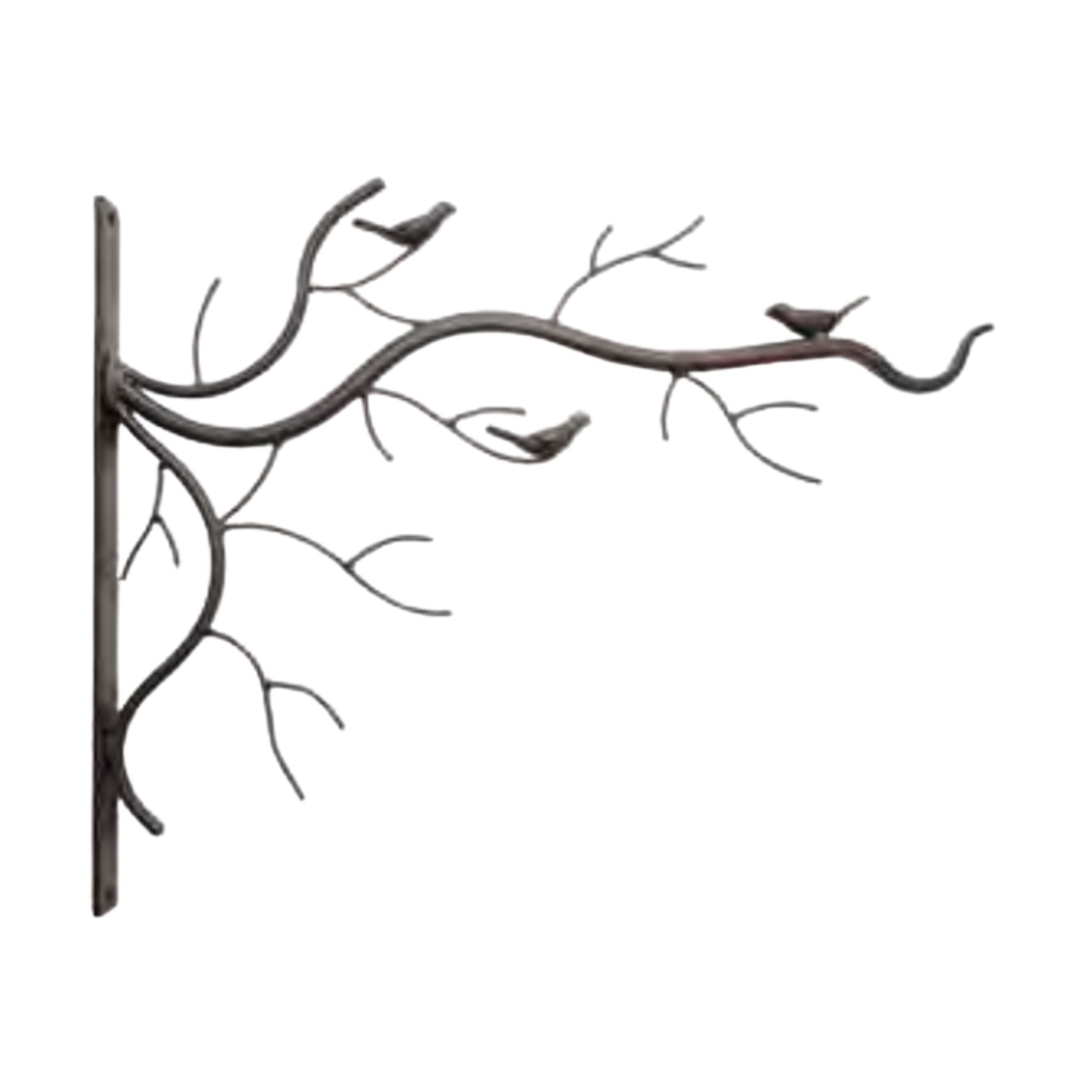 20" Bird & Twig Bracket - Bronze