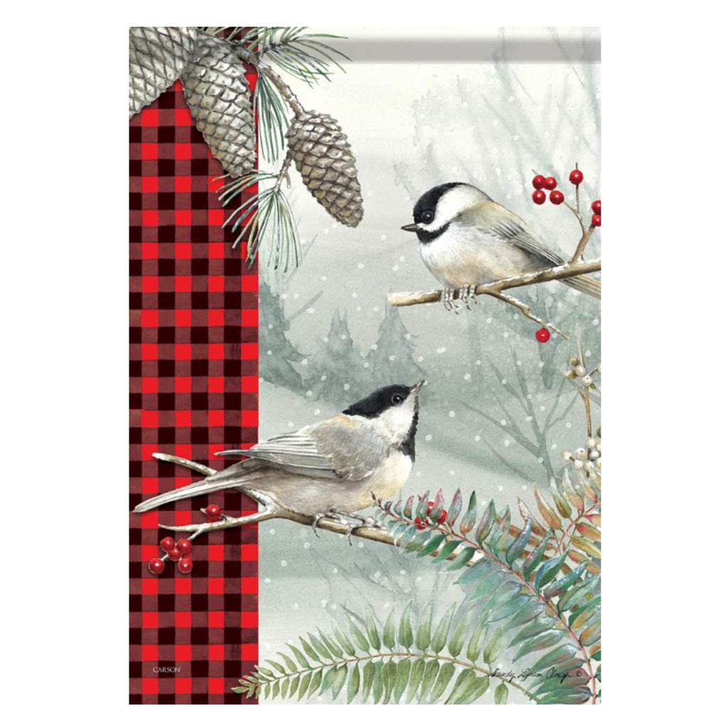 Winter Garden Flag by Carson