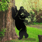 Black Bear Metal Wall Art