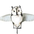 Handcrafted Metal Owl Garden Stake