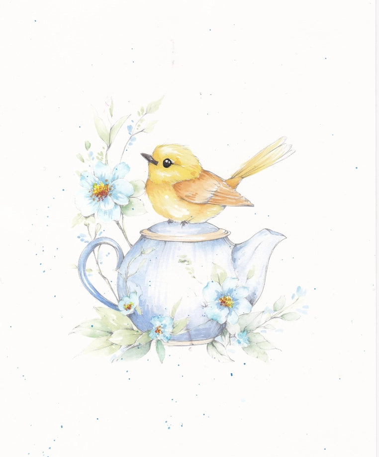 Feathers & Finery Watercolour Painting Workbook