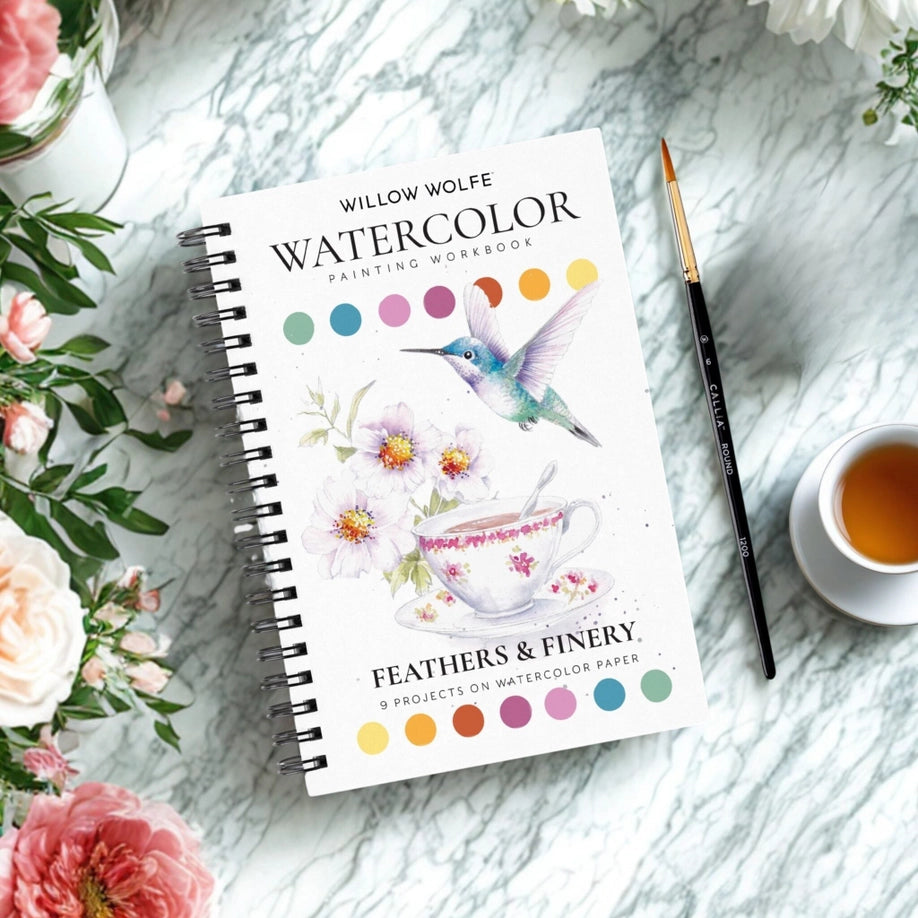 Feathers & Finery Watercolour Painting Workbook