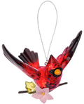 5" Cherry Blossom Cardinal, Acrylic