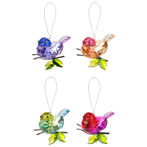 Two Tone Garden Bird Acrylic - Hanging