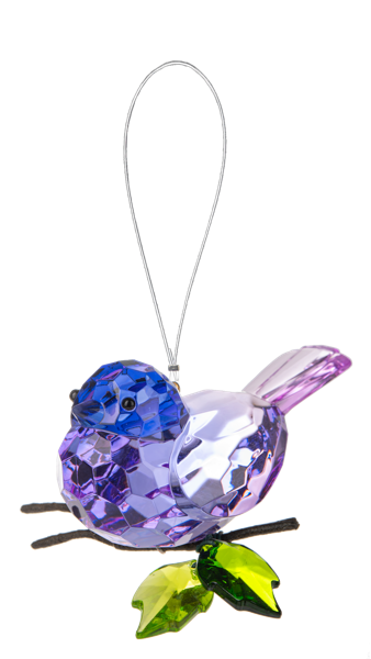 Two Tone Garden Bird Acrylic - Hanging