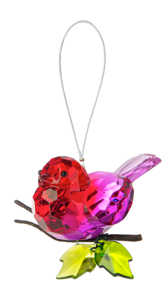 Two Tone Garden Bird Acrylic - Hanging