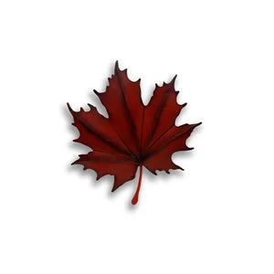 Rustic 17” Metal Maple Leaf