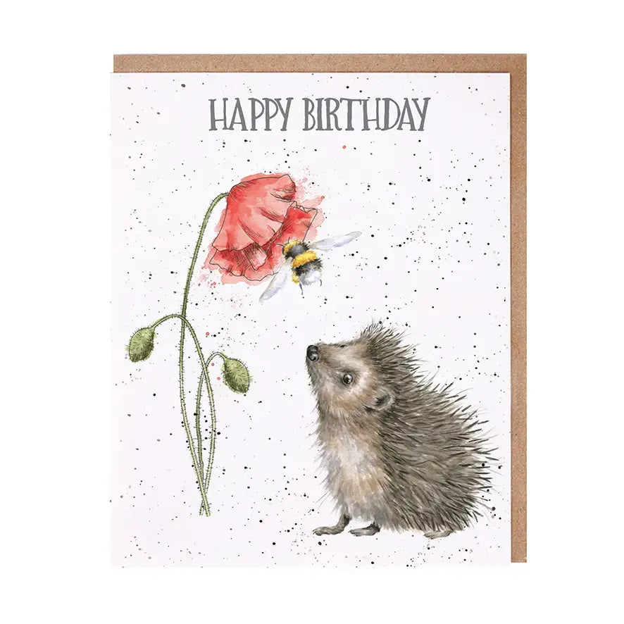 Birthday Bee Single Greeted Card