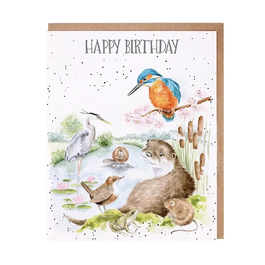 Otterly Fabulous Birthday Single Card
