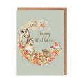 Fungi Foray Happy Birthday Woodland Gold foiled
