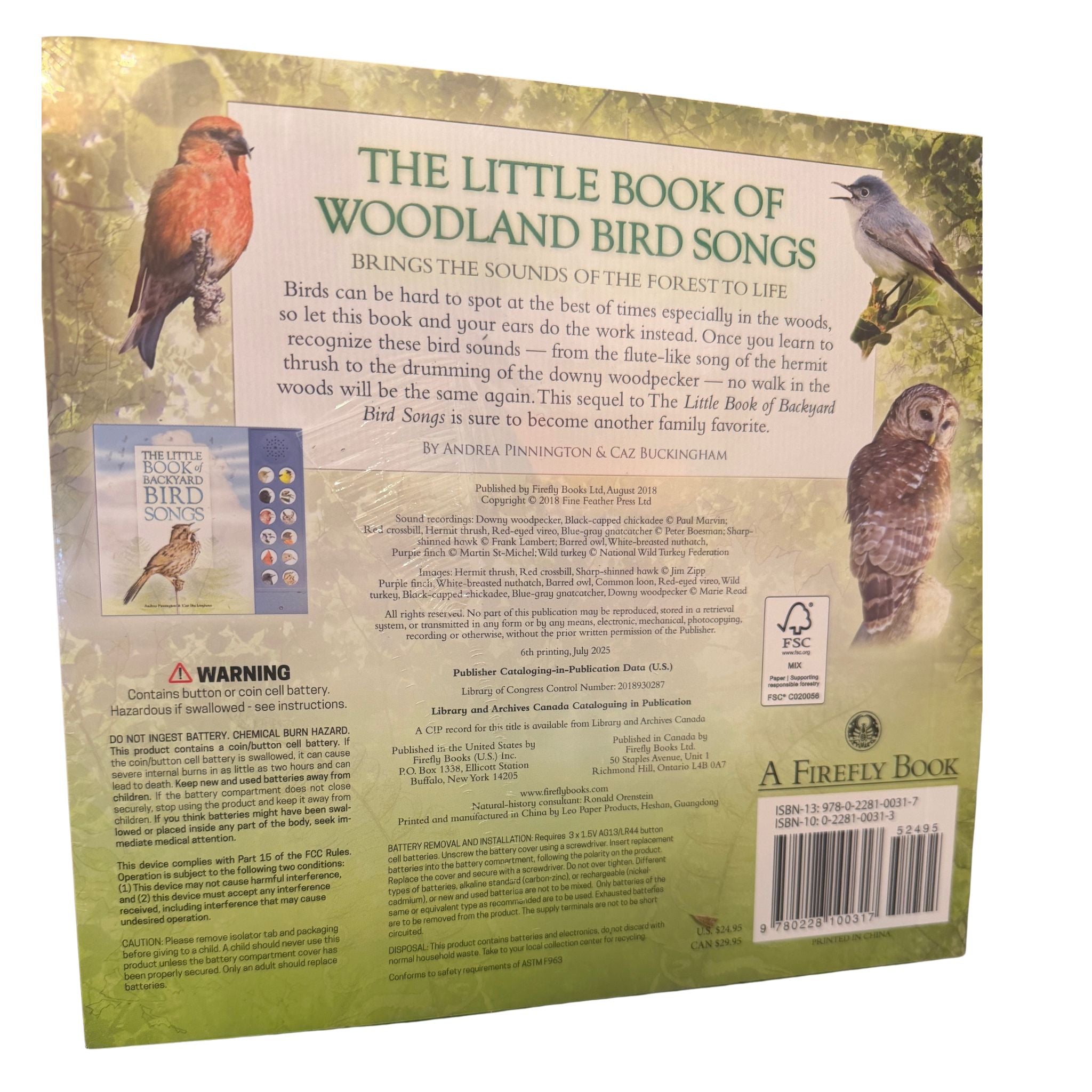The Little Book of Woodland Bird Songs