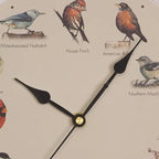 25th Anniversary Audobon Society Original Singing Bird Clock, 13", Cherry
