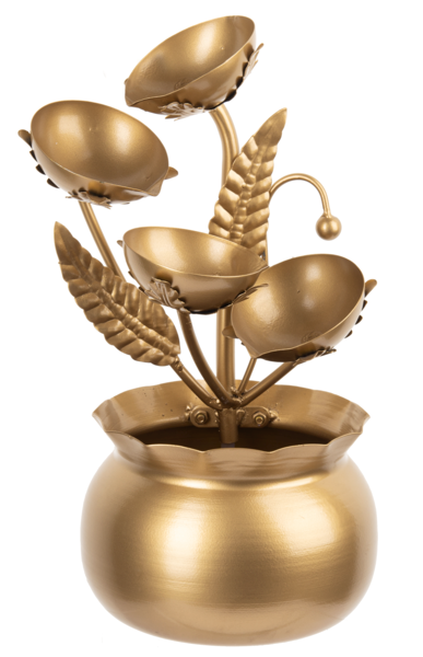 GOLD LEAF FOUNTAIN - as is floor model was $157.95