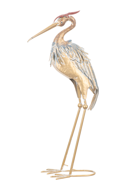 Distressed Crane with Head Up