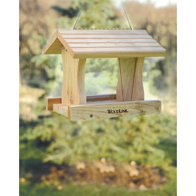 Deluxe Wood Seed Feeder