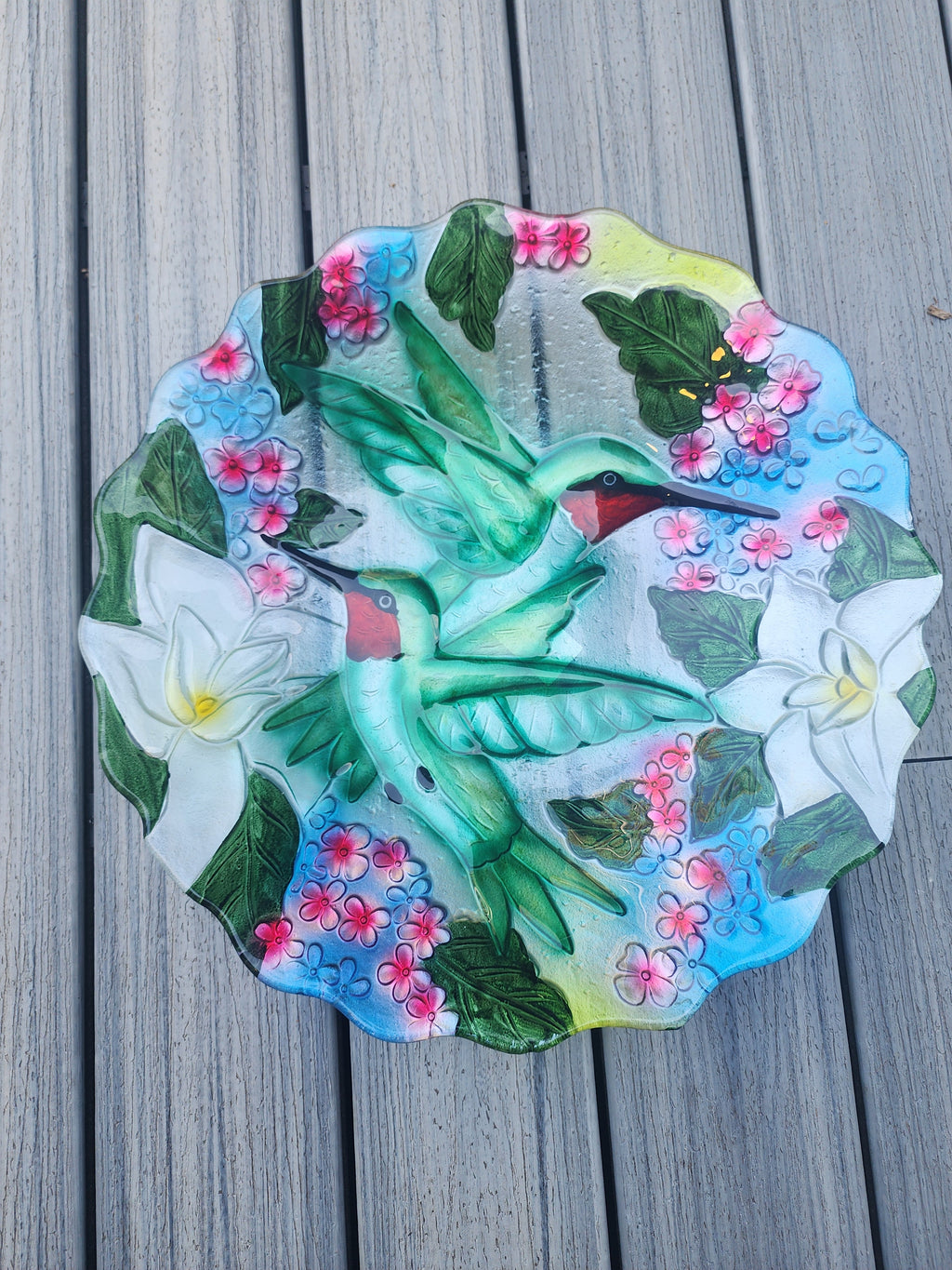 Glass Birdbaths