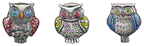 Lucky Owl Charm asst