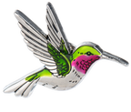 Good Luck Hummingbird Pin