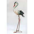 Garden Staturary, Metal Heron 18 x 9.4 x 11"