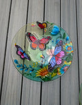 Glass Birdbath
