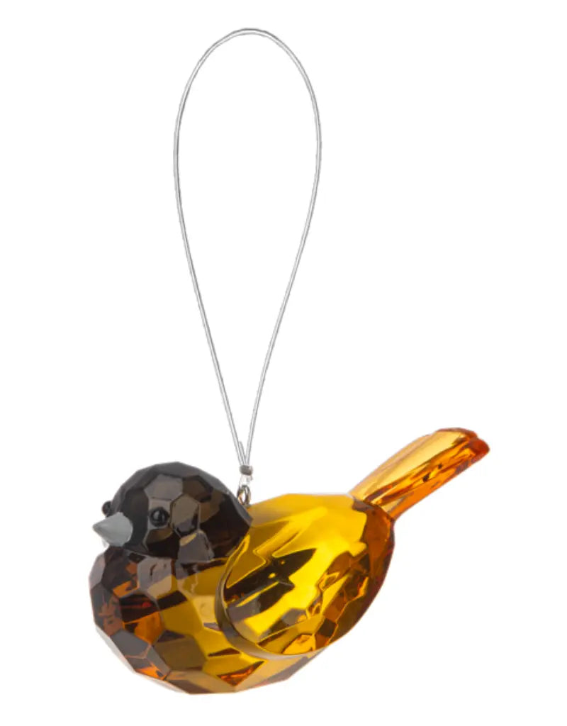 3.25" ORIOLE BIRD,ACRYLIC