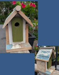 rustic birdhouse by Jean Long universal 1.5" portal