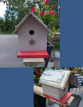 Rustic birdhouse with universal portal 1.5"