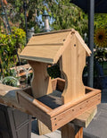 Wood Fly-Through Platform Feeder by Jean Long