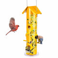 Metal Tube Feeder - yellow design
