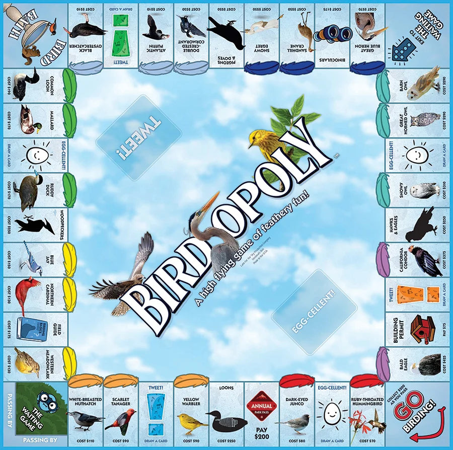 Bird-Opoly Board Game