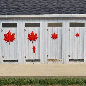 Fall Maple Leaf Medium Metal 20" x 20"