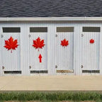 Fall Maple Leaf Medium Metal 20" x 20"