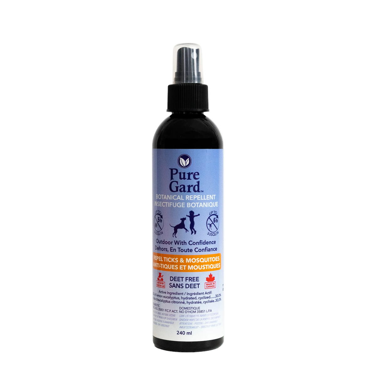240ml PureGard Botanical Insect Repellent