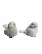 WHITE ASS'T CERAMIC BIRDS