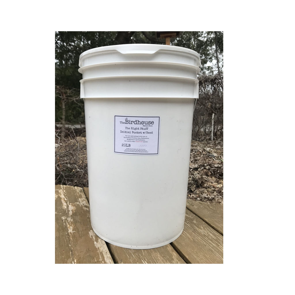 Premium Right Stuff Birdseed Blend (Initial Refillable Bucket)