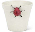 Sm Hanging Ladybug-Antique Red- 2.5"H (No Pot included)