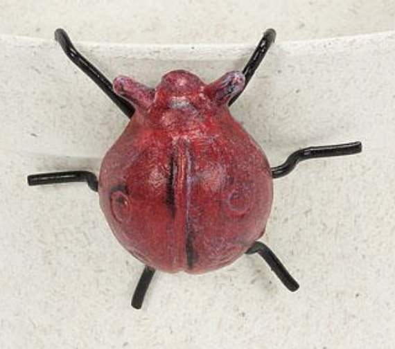 Sm Hanging Ladybug-Antique Red- 2.5"H (No Pot included)